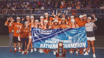 UT women's tennis wins 2021 NCAA national championship, the team's first since 1995