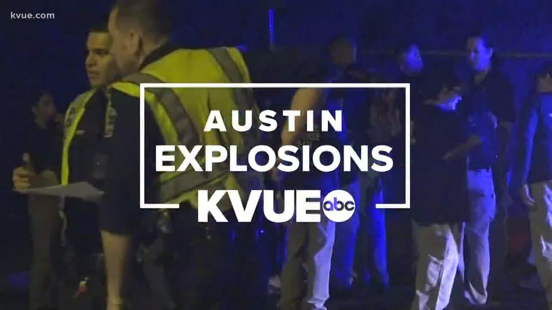 Austin's police chief Brian Manley said "we are clearly dealing with a serial bomber" hours after officials responded to an explosion in Southwest Austin Sunday night.