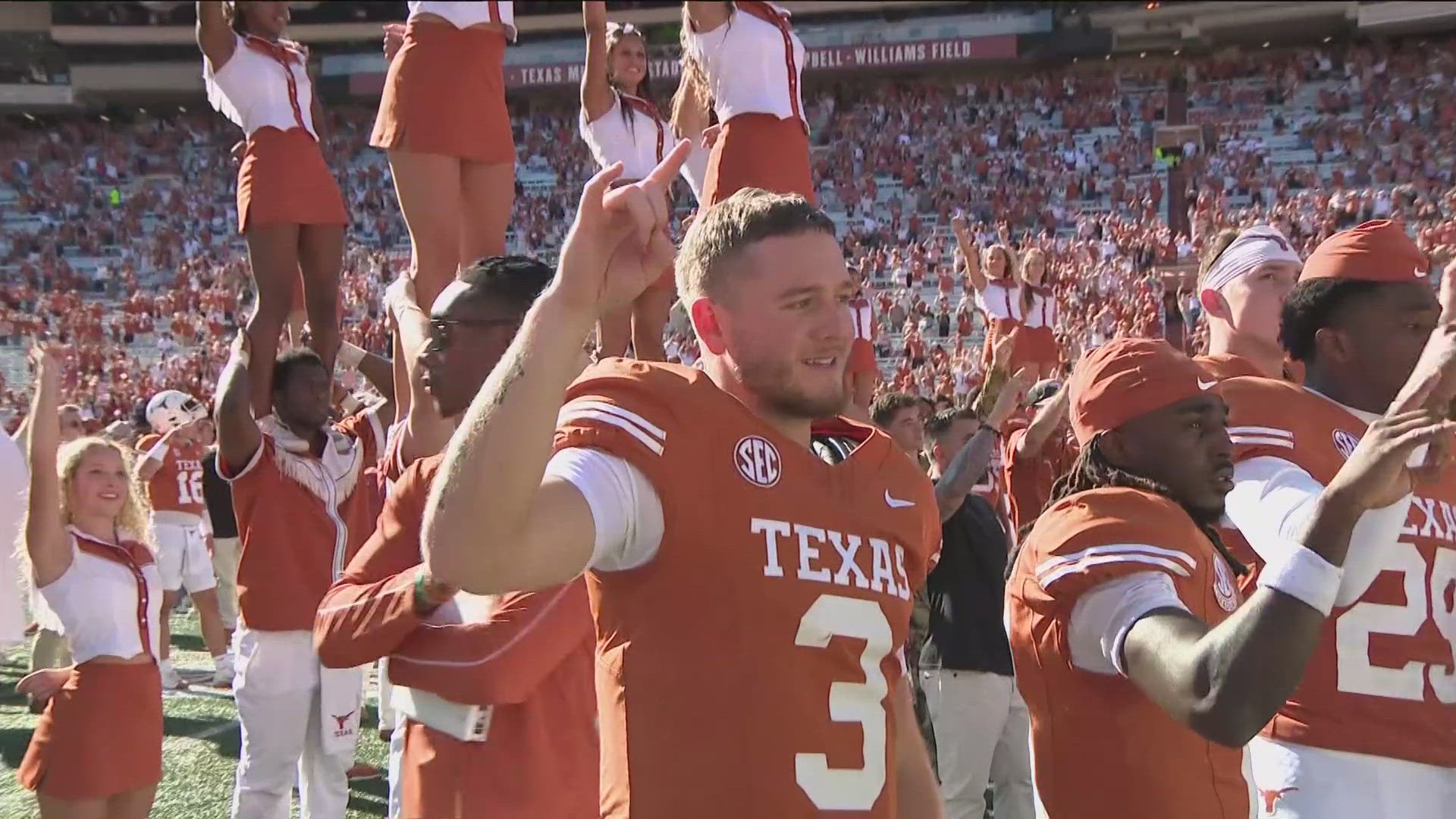 We saw dominations from the Longhorns on Saturday. Texas defeated Florida 49-17.