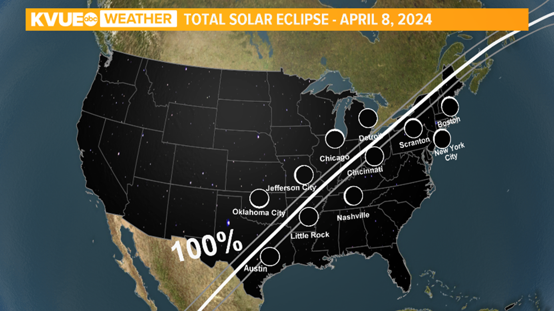 Texas Eclipse 2024 Detailed Map Results Brita Catharina