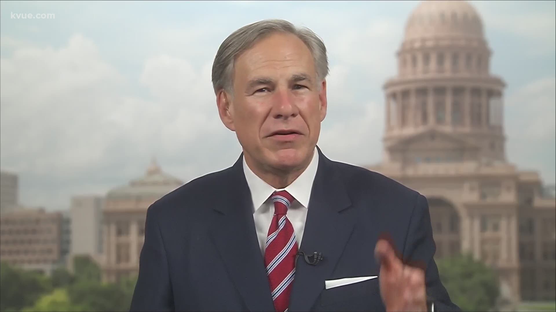 Gov. Greg Abbott spoke with KVUE Political Anchor Ashley Goudeau about the State's ongoing response to the COVID-19 pandemic.