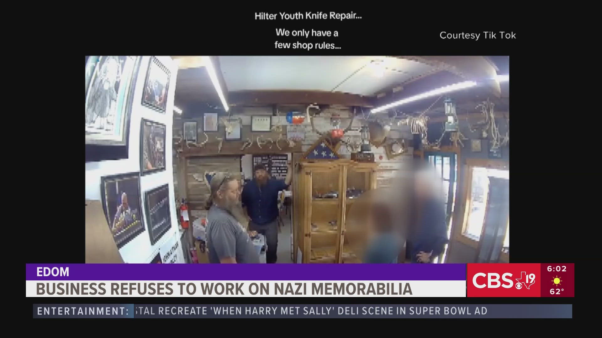 Will Riddell Texas blade shop garners attention for refusing to repair Hitler Youth ...