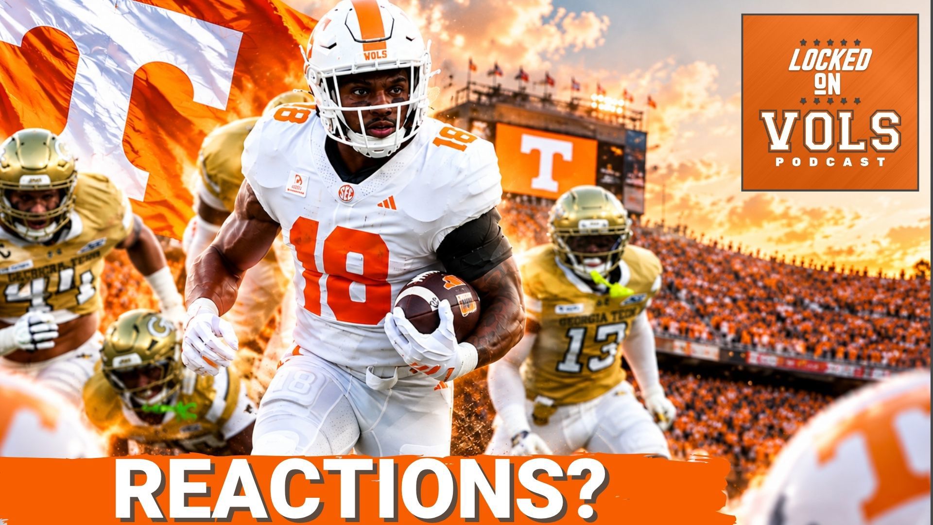 Georgia Tech Graphics REACTION: DeSean Bishop TAKES OVER as Tennessee HAMMERS Georgia Tech 45 ...