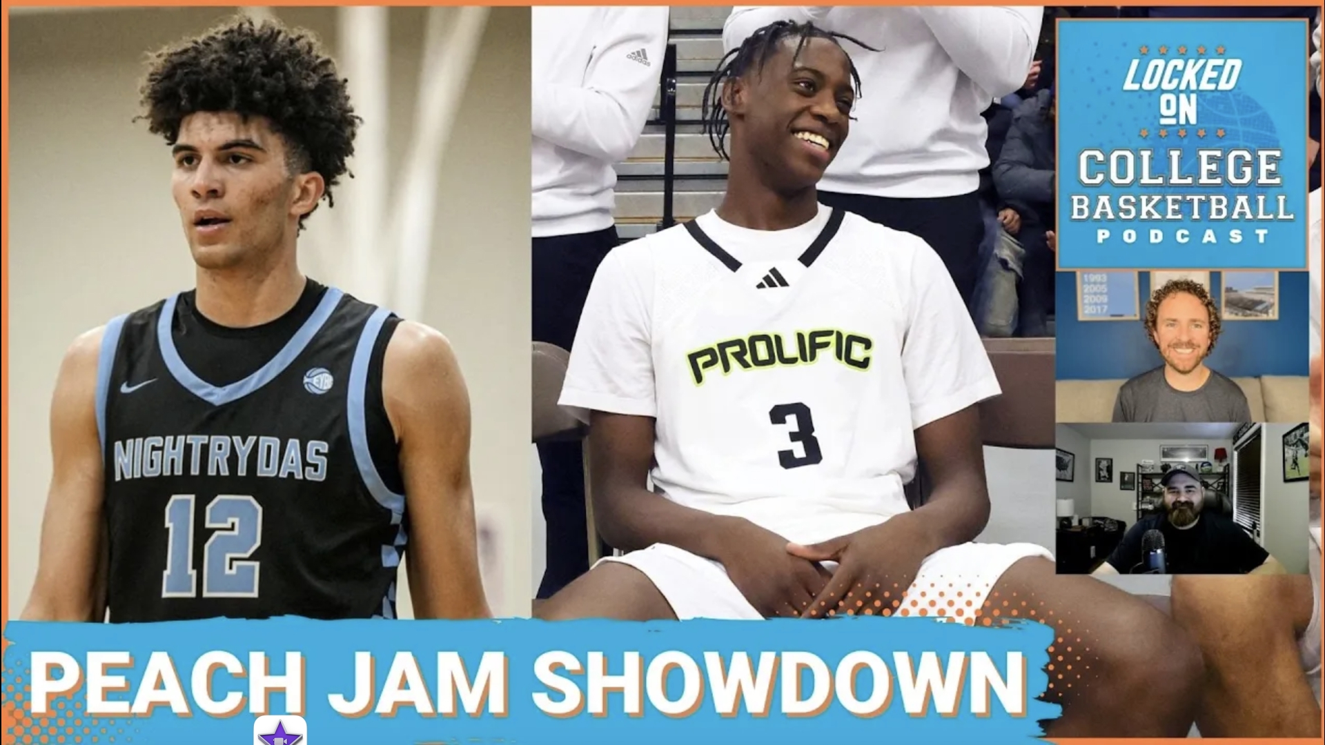 Peach Jam SHOWDOWN AJ Dybantsa ('25 No. 1) vs Cam Boozer ('25 No. 2