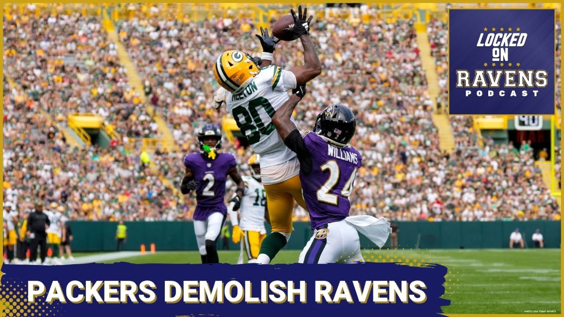 We look at the Baltimore Ravens getting demolished by the Green Bay Packers in preseason Week 3, discussing what happened and more.