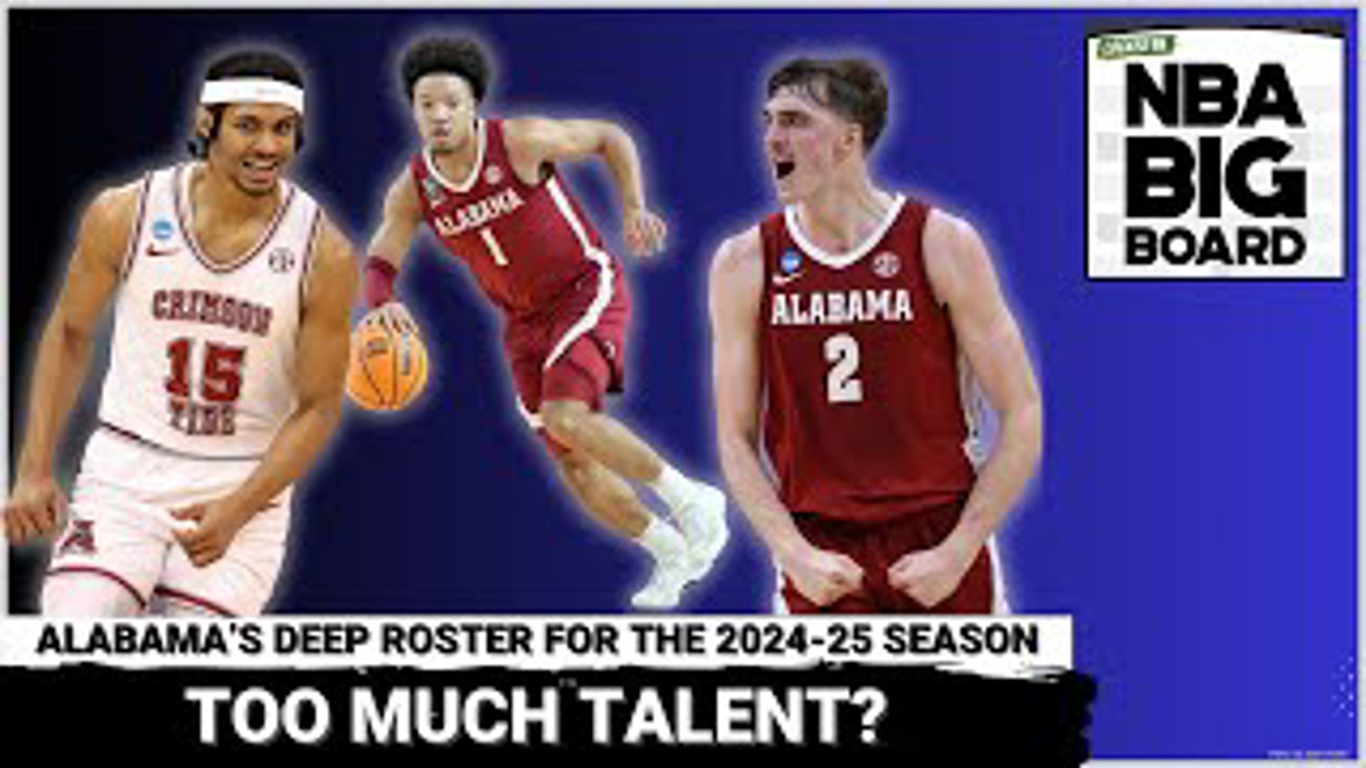 In this episode of the Locked On NBA Big Board podcast, Rafael Barlowe and Leif Thulin dive deep into Alabama's loaded roster for the 2024-25 college season.