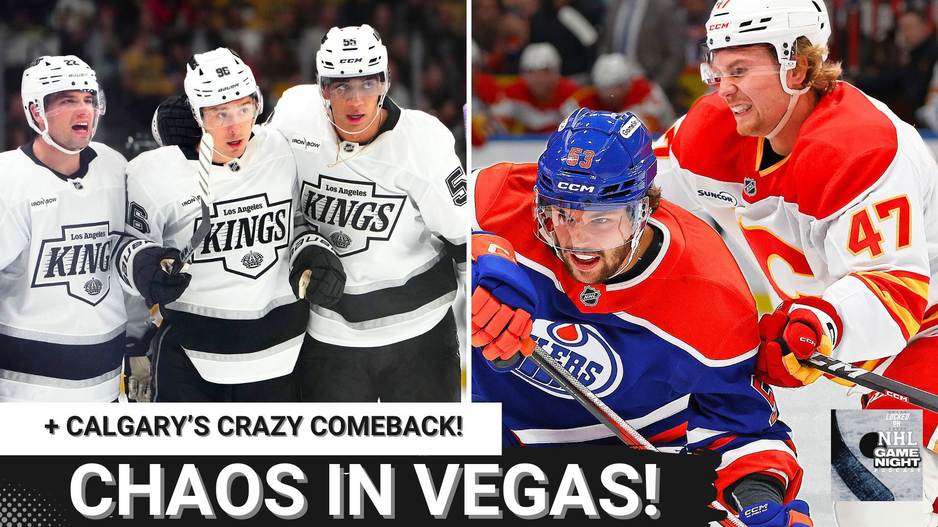 GAME NIGHT Kings SPOIL Marner's WILD Vegas Debut, Oilers STUNNED By