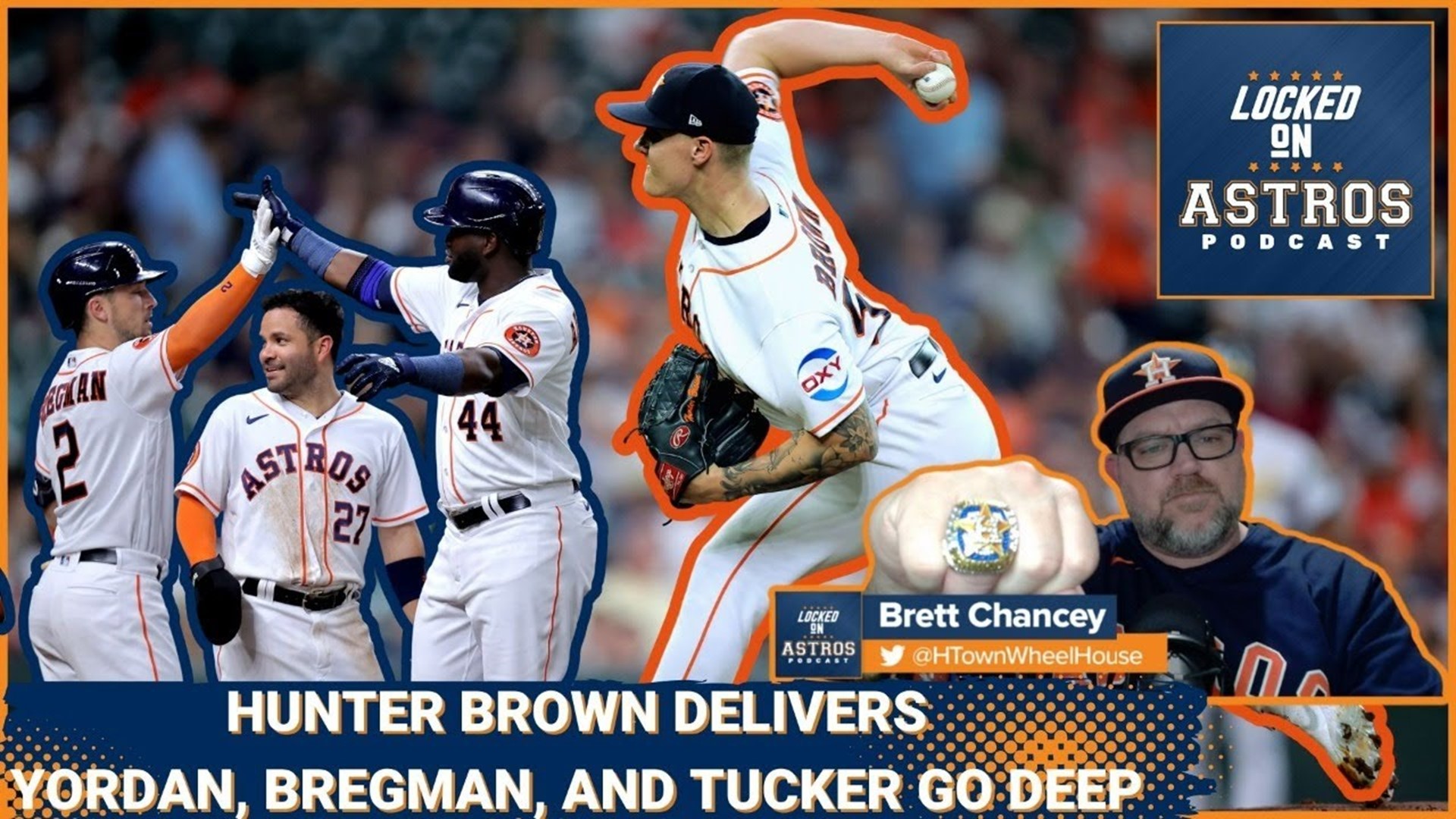 Astros: Hunter Brown Delivers as Yordan, Bregman and Tucker Go Deep