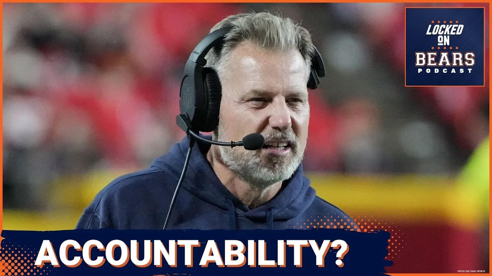 Chicago Bears coaches are making things difficult for Caleb Williams and the offense to succeed, but there doesn't seem to be much accountability