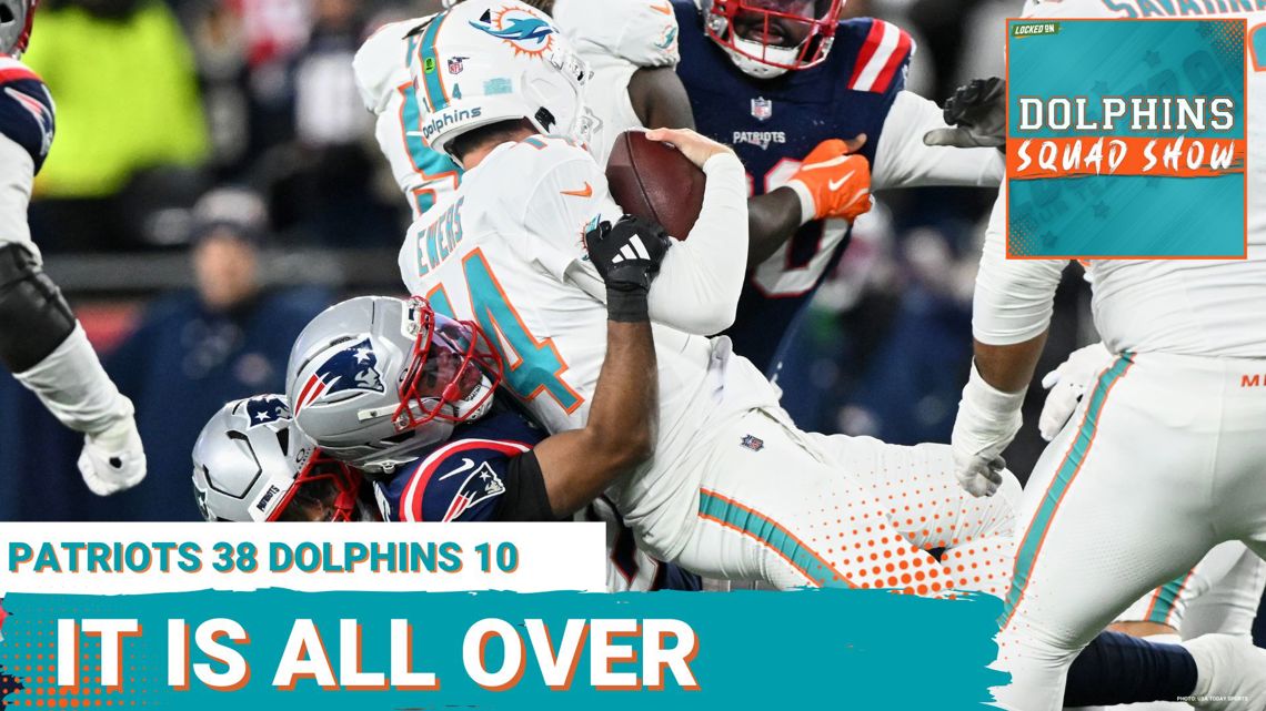 DOLPHINS SQUAD SHOW: Quinn Ewers, MIAMI DOLPHINS DROP 2025 FINALE 38-10 ...