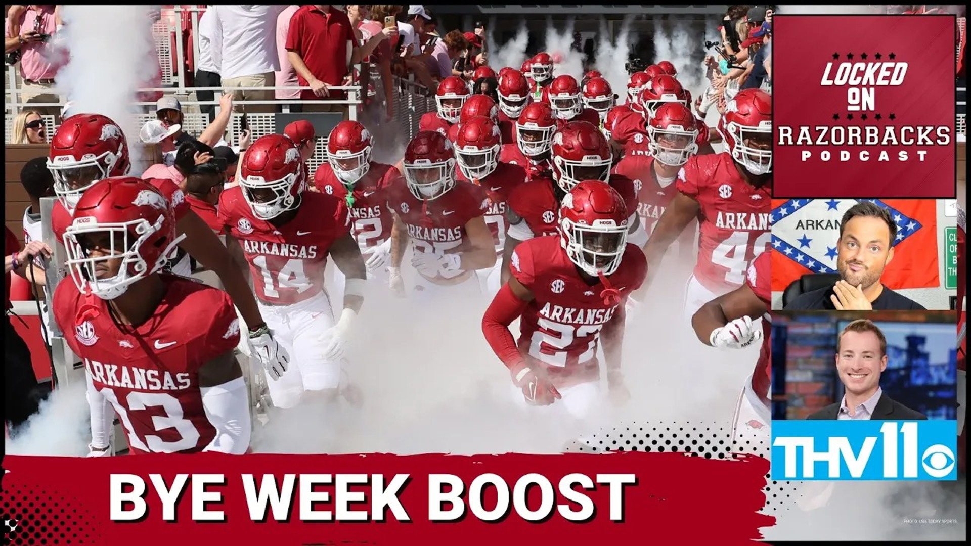 Can the Arkansas Razorbacks capitalize on their bye week to boost their offensive execution and get key players like QB Taylen Green back to full health?