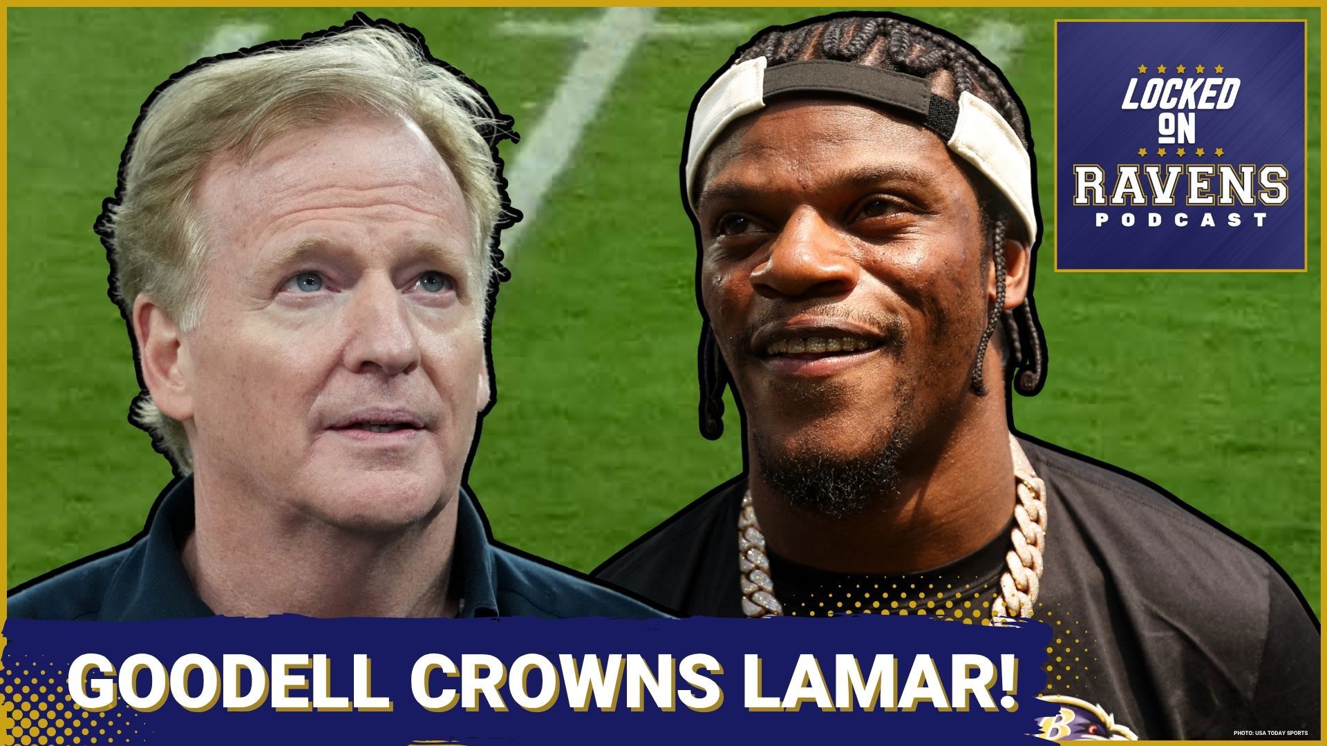 Roger Goodell LOUDLY CROWNS Lamar Jackson, Baltimore Ravens send CLEAR ...