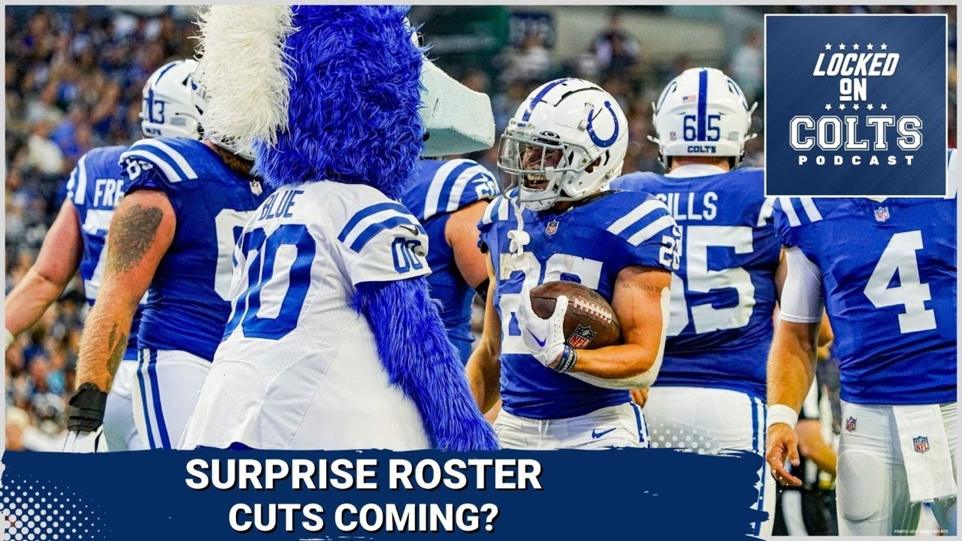 The Indianapolis Colts must get their roster down to 53 players by the 4pm ET deadline on Tuesday.