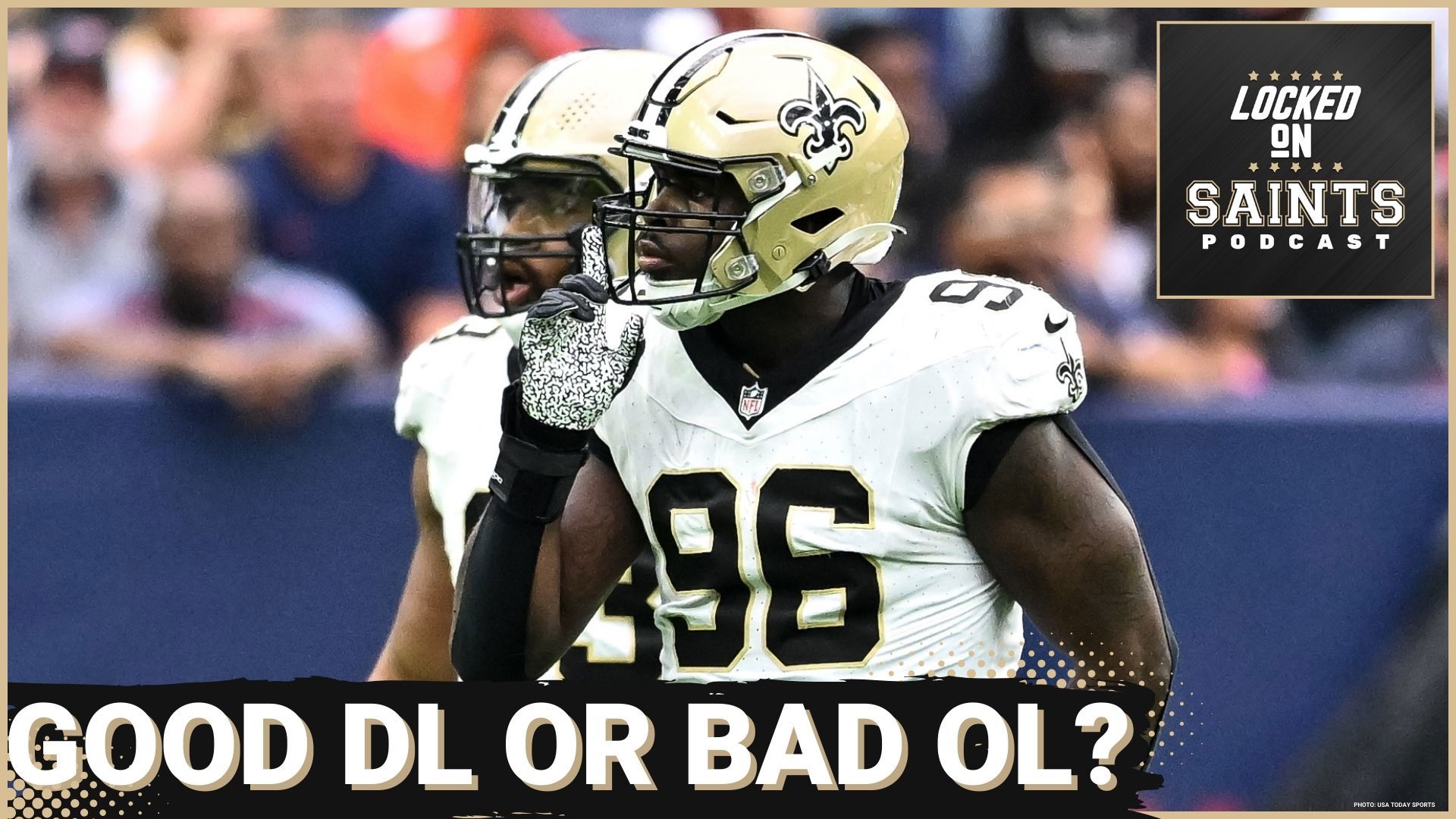 The New Orleans Saints defensive line led by Chase Young, Carl Granderson and Payton Turner were outstanding Wednesday.