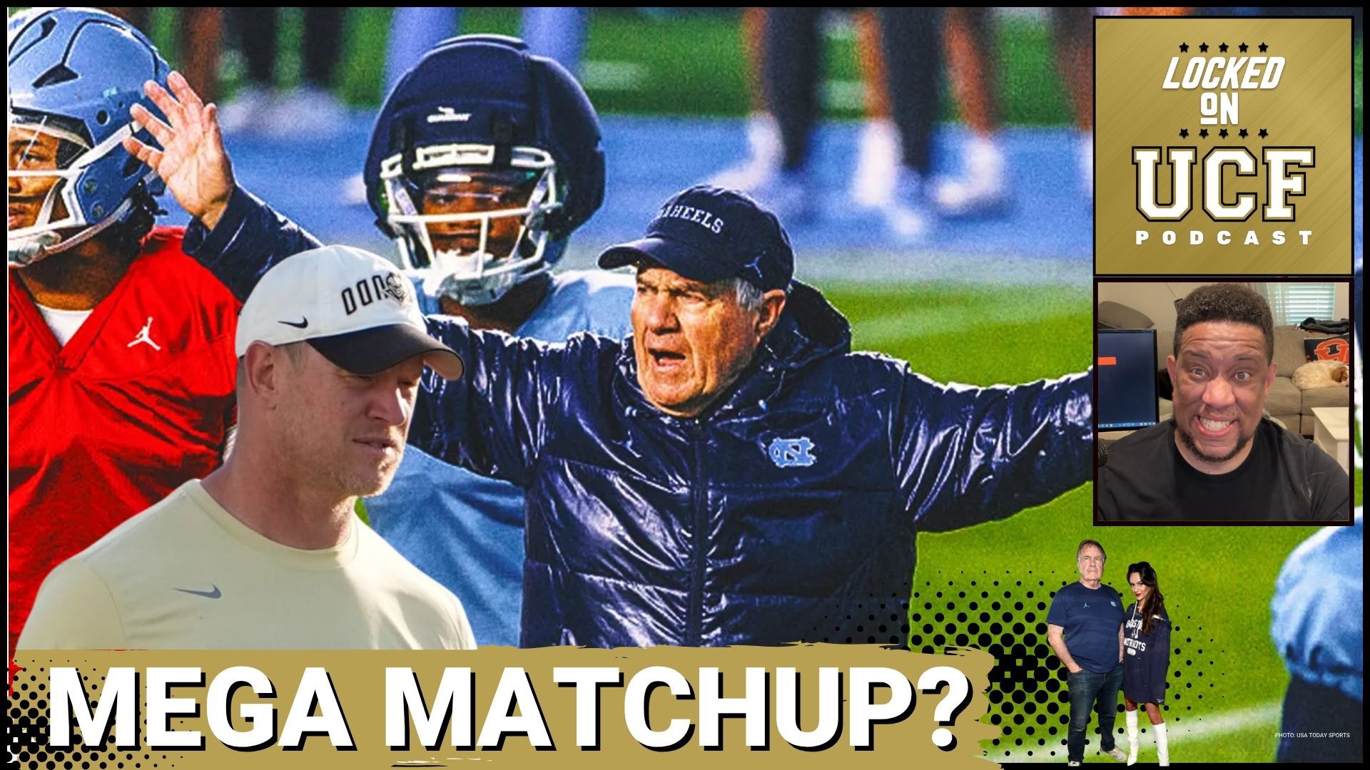 UCF Knights football faces a pivotal early-season test against North Carolina. Can Scott Frost's offensive prowess outmaneuver Bill Belichick's defensive genius?

Mi