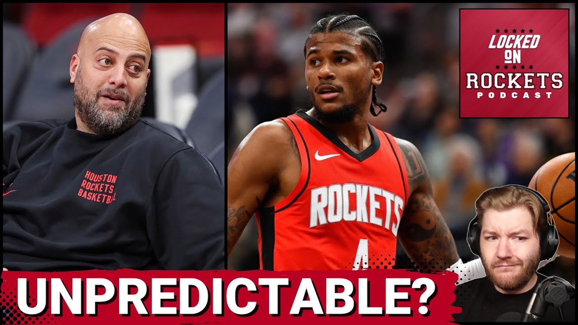 Houston Rockets "Unpredictable" In NBA GM Survey + Start Reed Sheppard Or Amen Thompson Vs OKC?