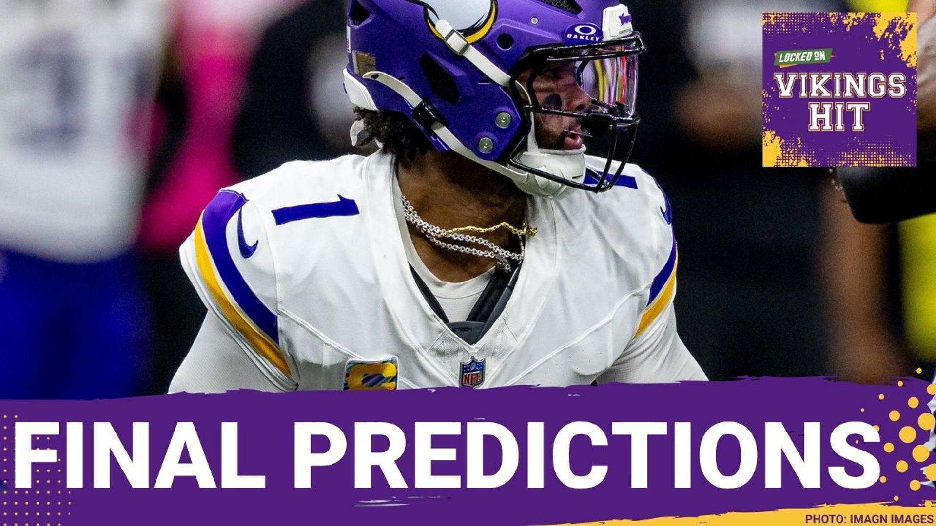 The Final Solution Example FINAL PREDICTION: Giving the EXACT Final Score of Sunday's Vikings ...