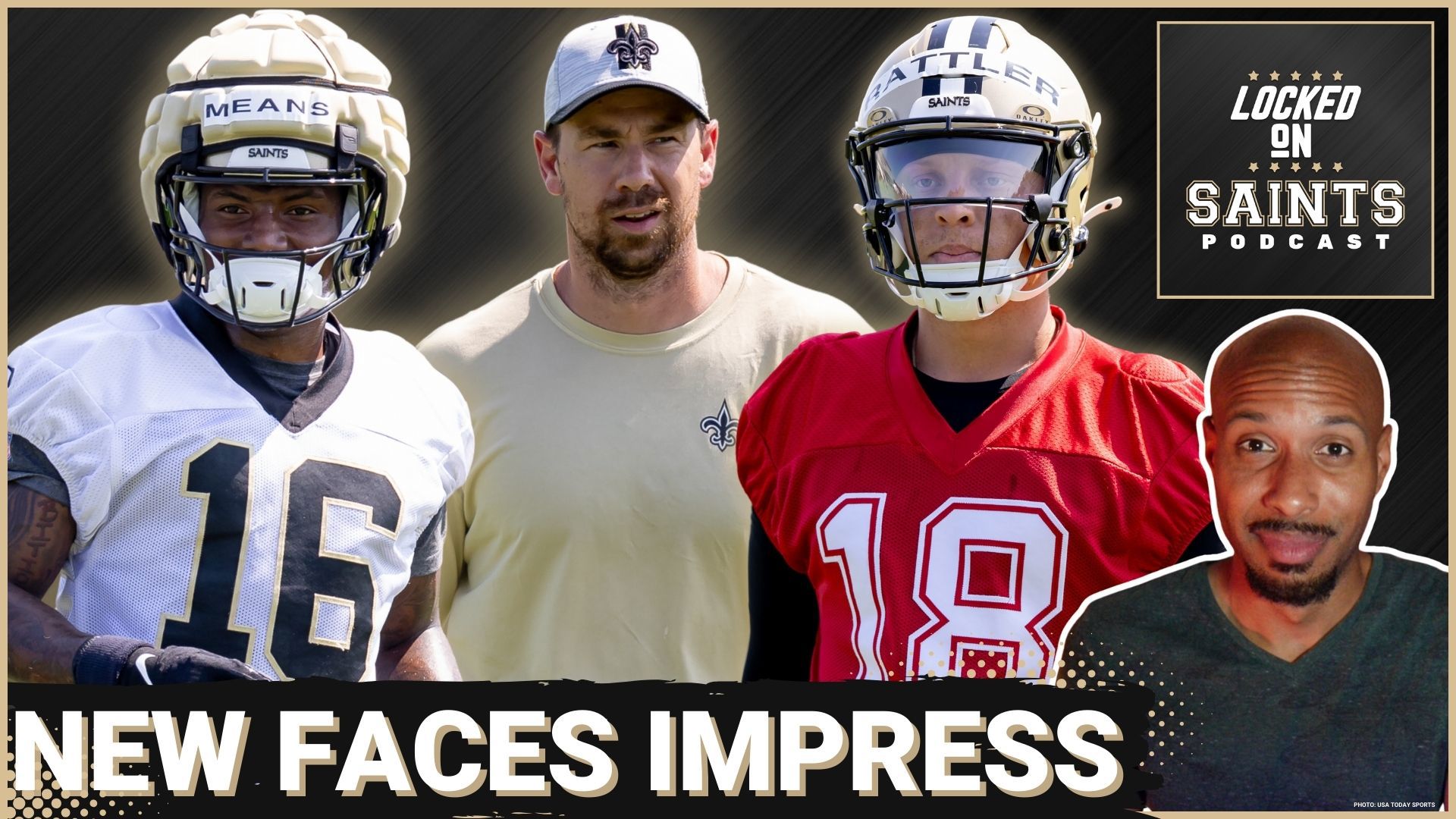 New Orleans Saints rookie minicamp got underway this weekend and new faces like Spencer Rattler, Klint Kubiak, Keith Williams and Bub Means stole the show.