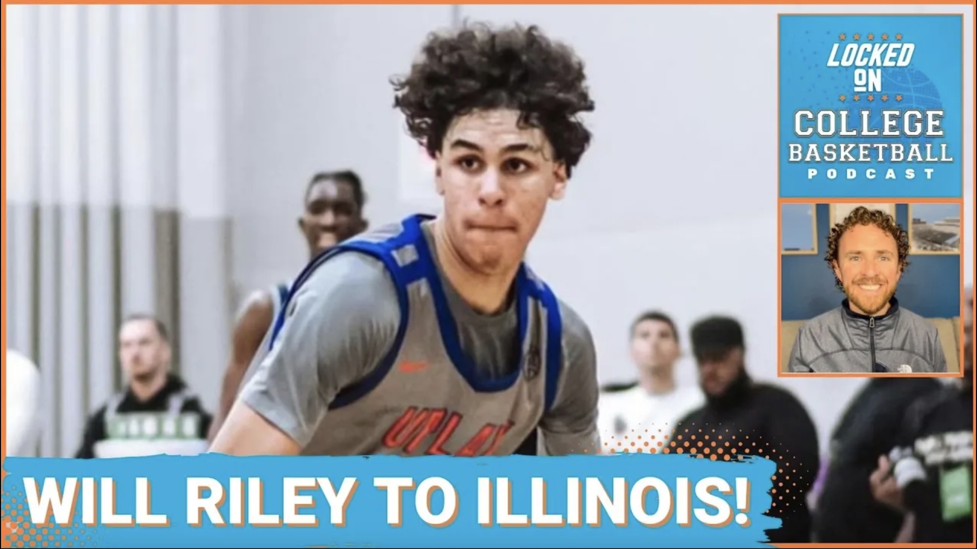 On Sunday afternoon, Will Riley, an elite 2025 SF committed to Illinois. Best news for Brad Underwood? The Canadian, who’s draft-eligible for 2025, also re-classifie