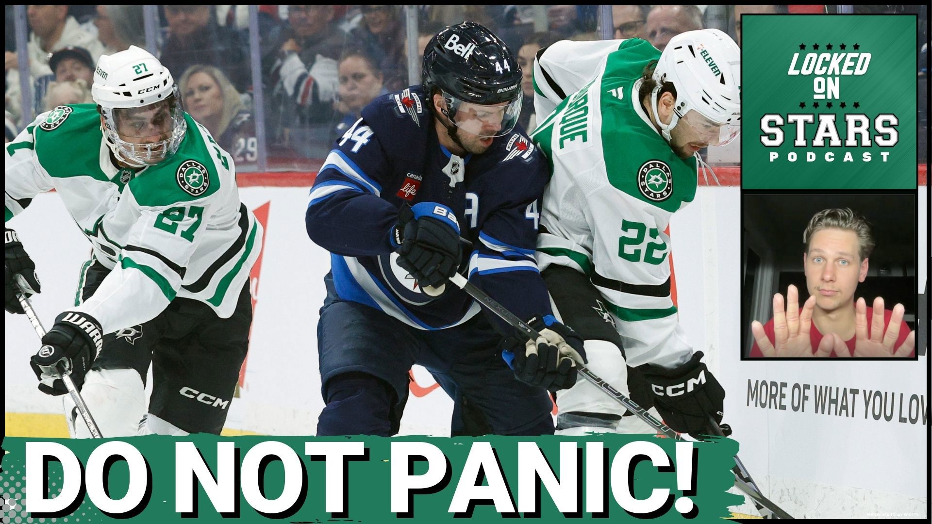 On Friday night, the Dallas Stars fell to the Winnipeg Jets 4-1. Despite the loss, Joey Erickson reassured fans not to panic, citing the absence of key players Roope
