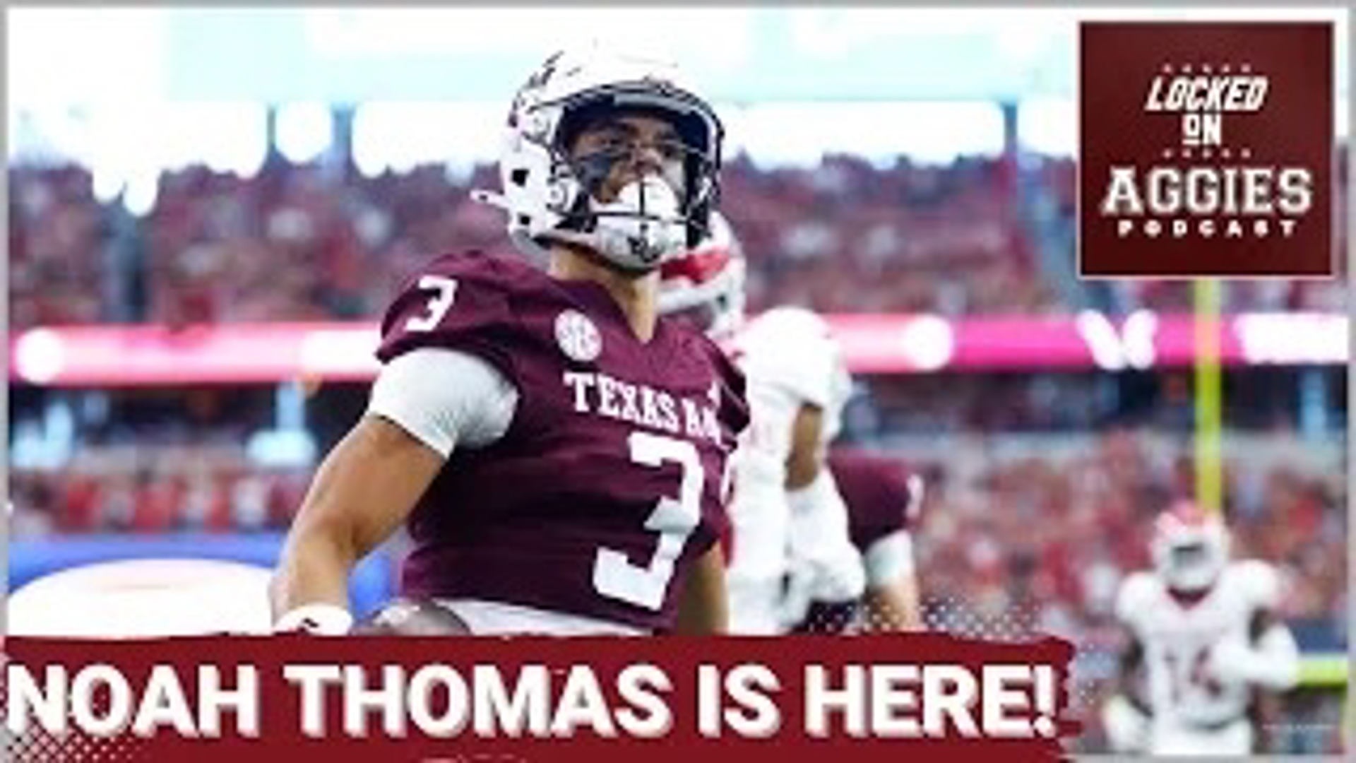 A breakout game from Noah Thomas leads Texas A&M past Arkansas Texas