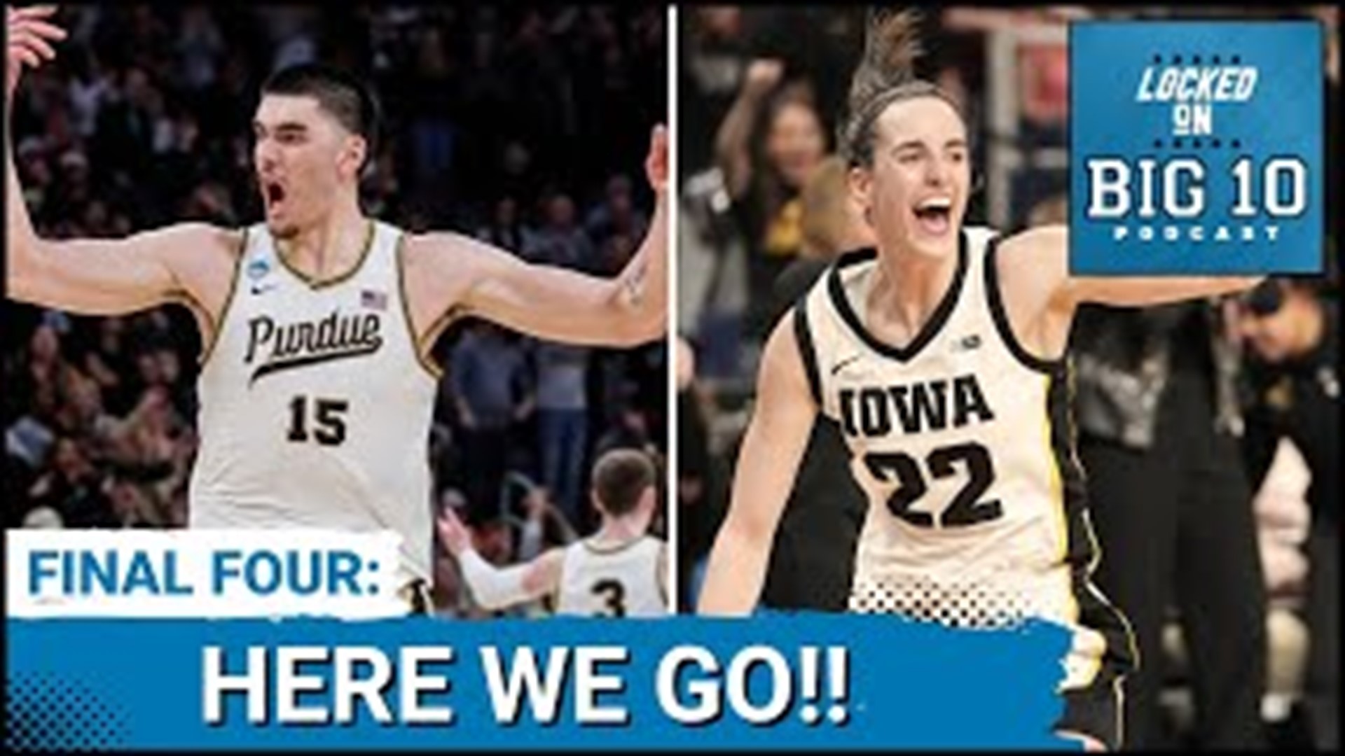 Tonight's Women's Final Four matchup between Caitlin Clark and her Iowa Hawkeyes vs the UConn Huskies and tomorrow's Men's Final Four matchup.