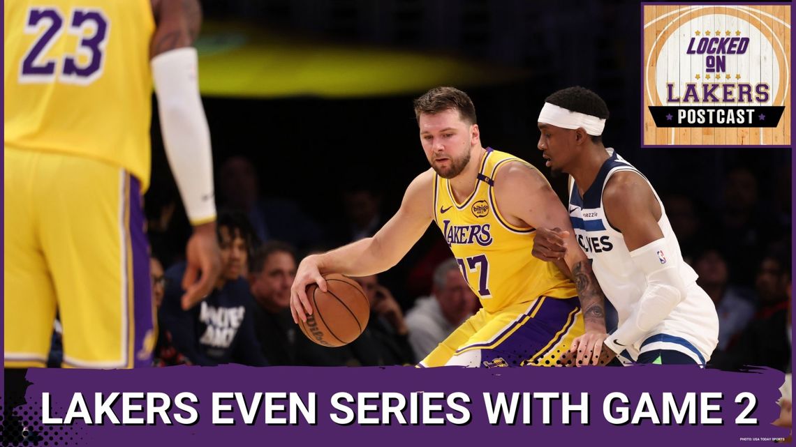 LAKERS POSTCAST Lakers EVEN SERIES in Game 2 | khou.com