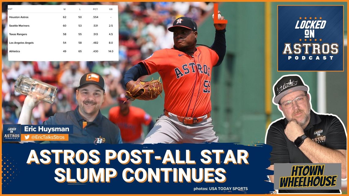 Houston Astros Annual Slump has hit, as division rivals close in on the ...