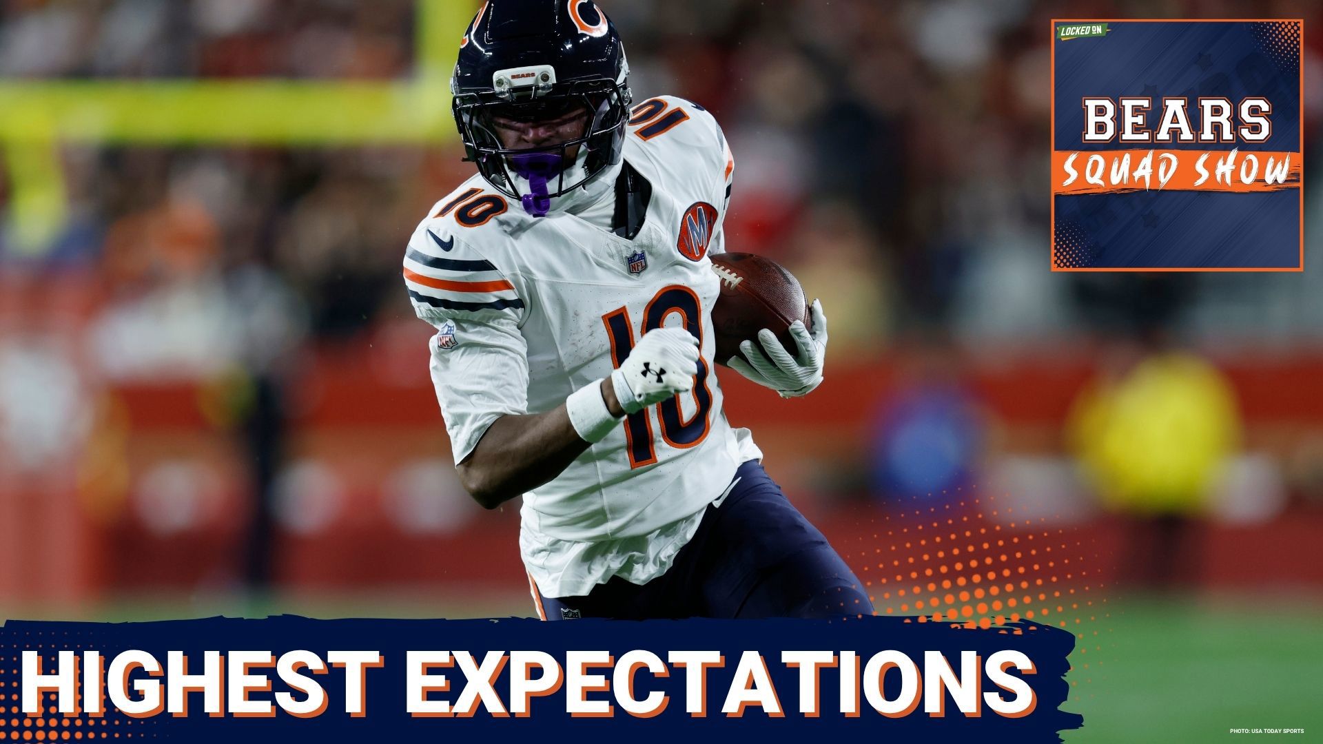 BEARS SQUAD SHOW: Bigger EXPECTATIONS for Rome Odunze, Luther Burden or ...