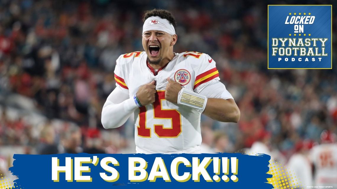 Patrick Mahomes is ELITE once again Omarion Hampton to Injured