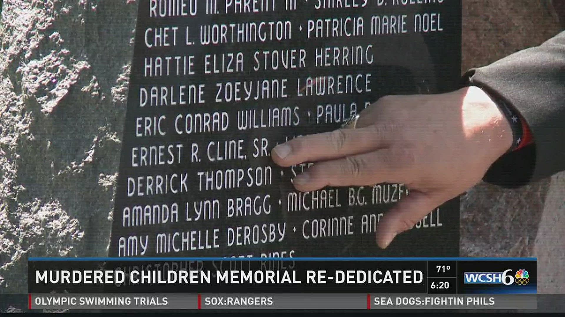 Parents Of Murdered Children Attend Monument Re-dedication 