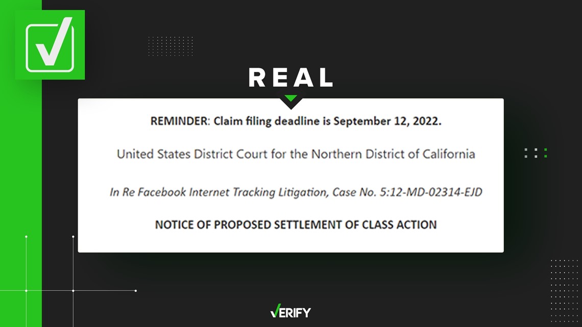 Facebook class action privacy lawsuit is legit