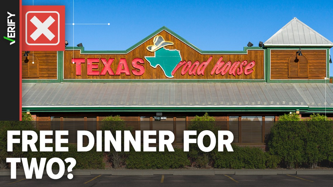 No, Texas Roadhouse is not offering a free meal for two promotion