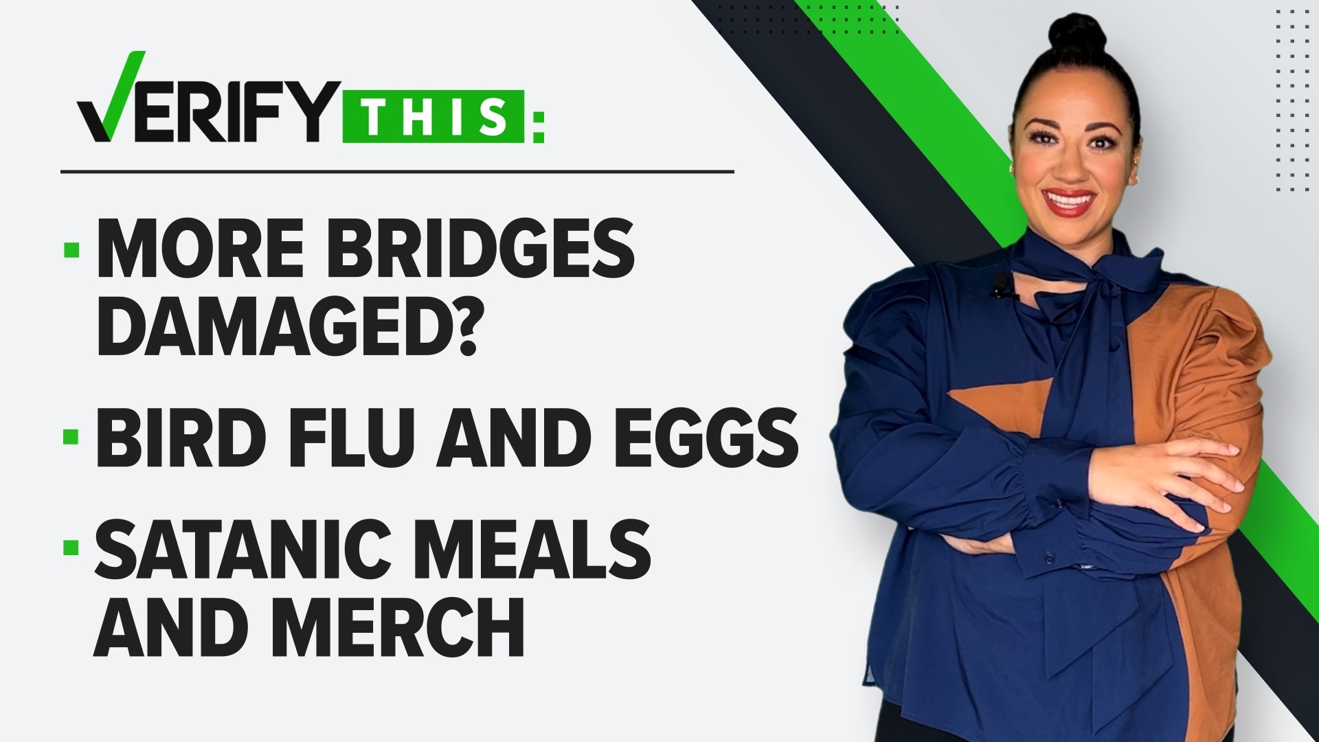 In this week's episode, we verify if more bridges were damaged on the same day as the one in Baltimore and if it's safe to eat eggs during the bird flu outbreak.