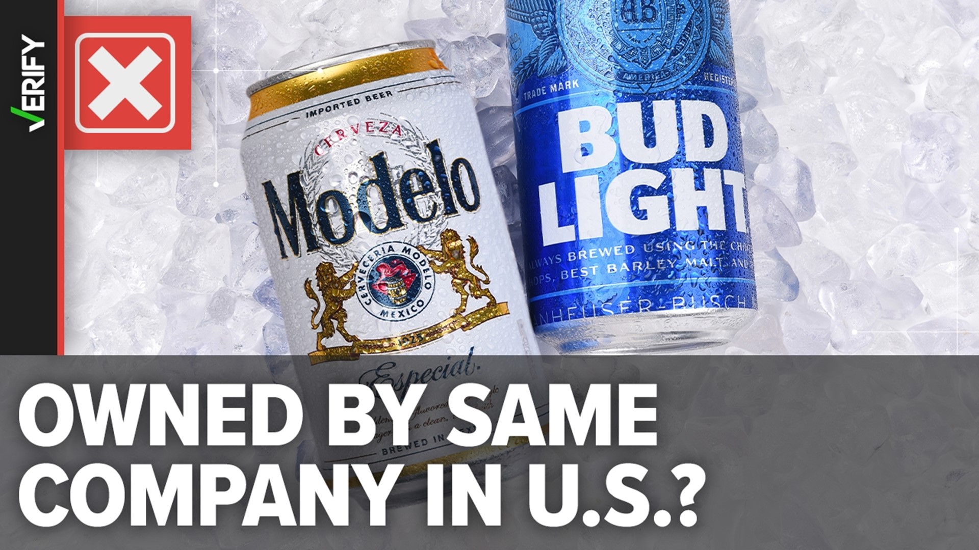 Bud Light’s parent company AB InBev does not own Modelo. Constellation Brands purchased the brand due to a federal settlement agreement.