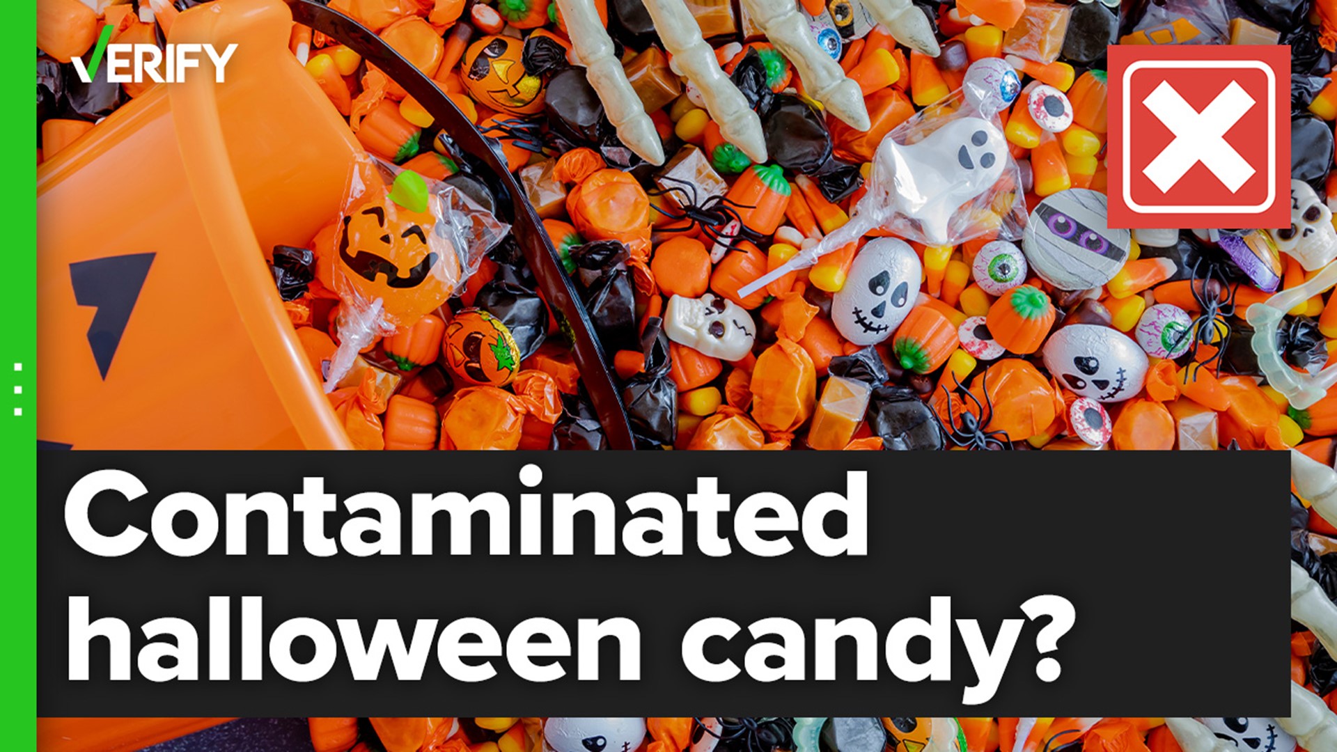 Experts say legitimate reports of children being harmed by Halloween candy contaminated with drugs like rainbow fentanyl are best understood as urban legends.