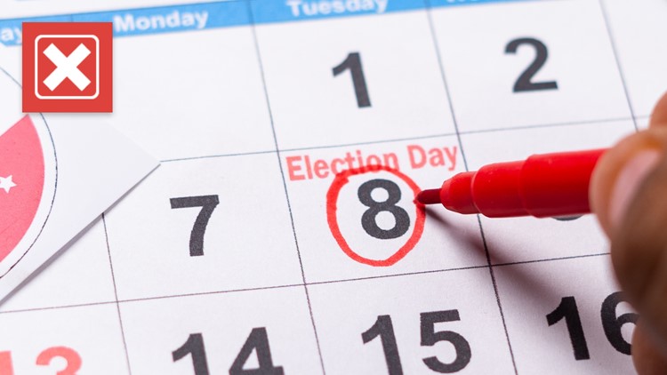 No, Election Day is not a federal holiday