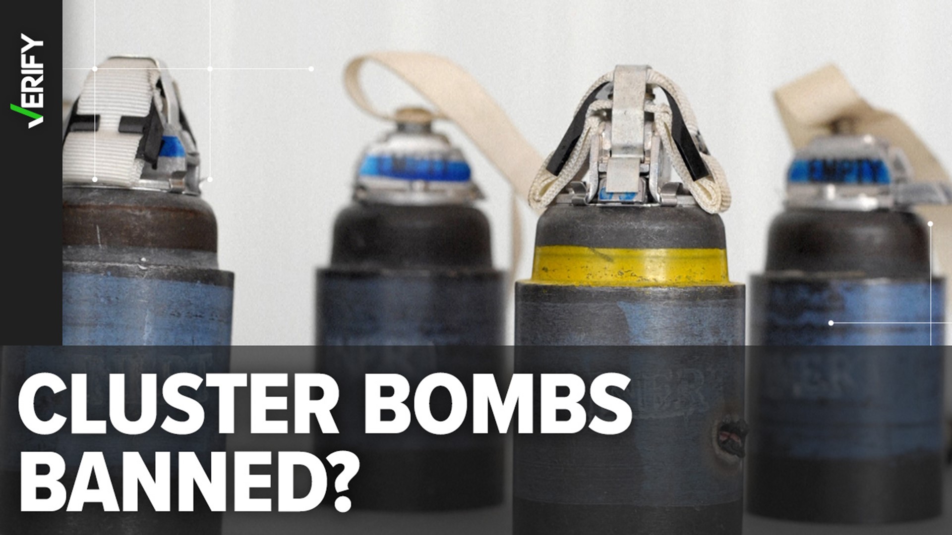 Many countries have banned cluster bombs under treaty