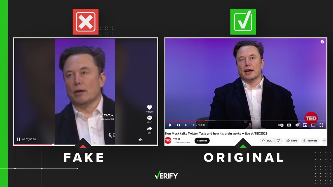 Video of Elon Musk saying Twitter employees got clips of Trump saying ‘you’re fired’ is fake