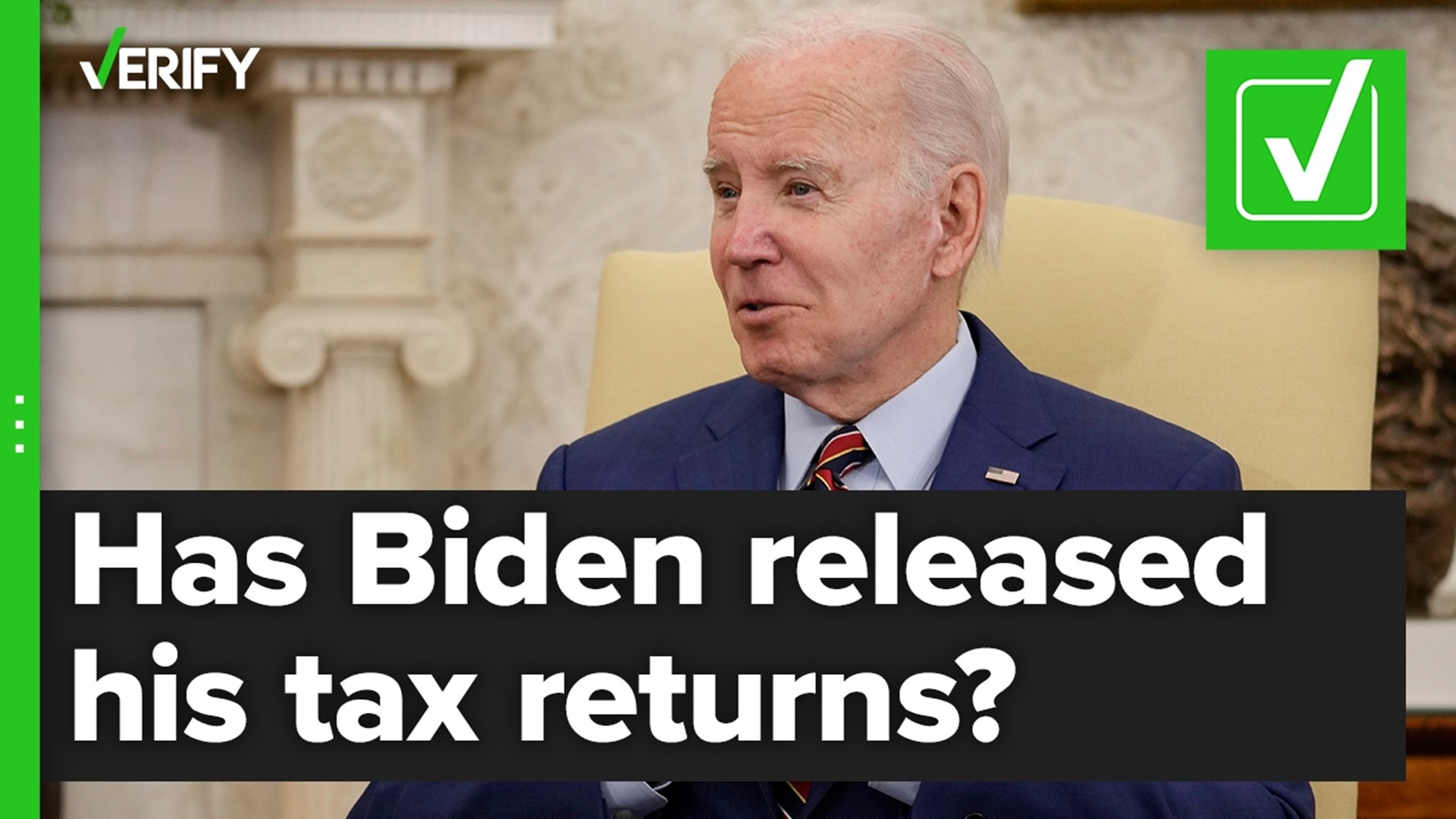 Biden resumed the tradition – broken by President Trump – of publicly releasing tax returns annually.