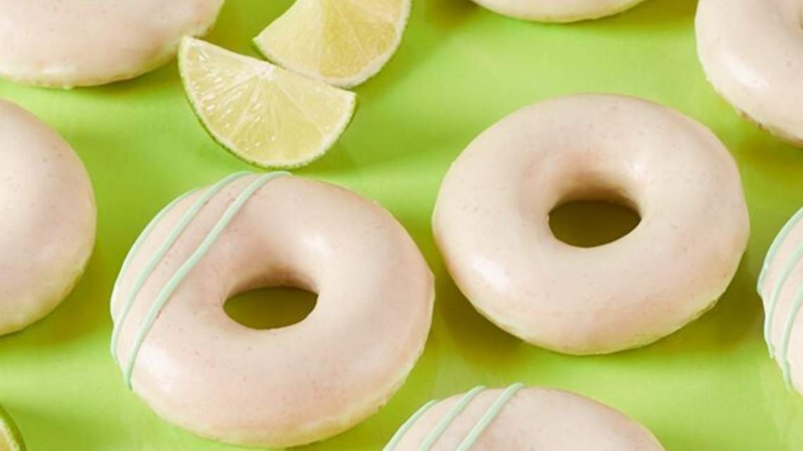 Krispy Kreme offering key lime glazed doughnuts for a limited time