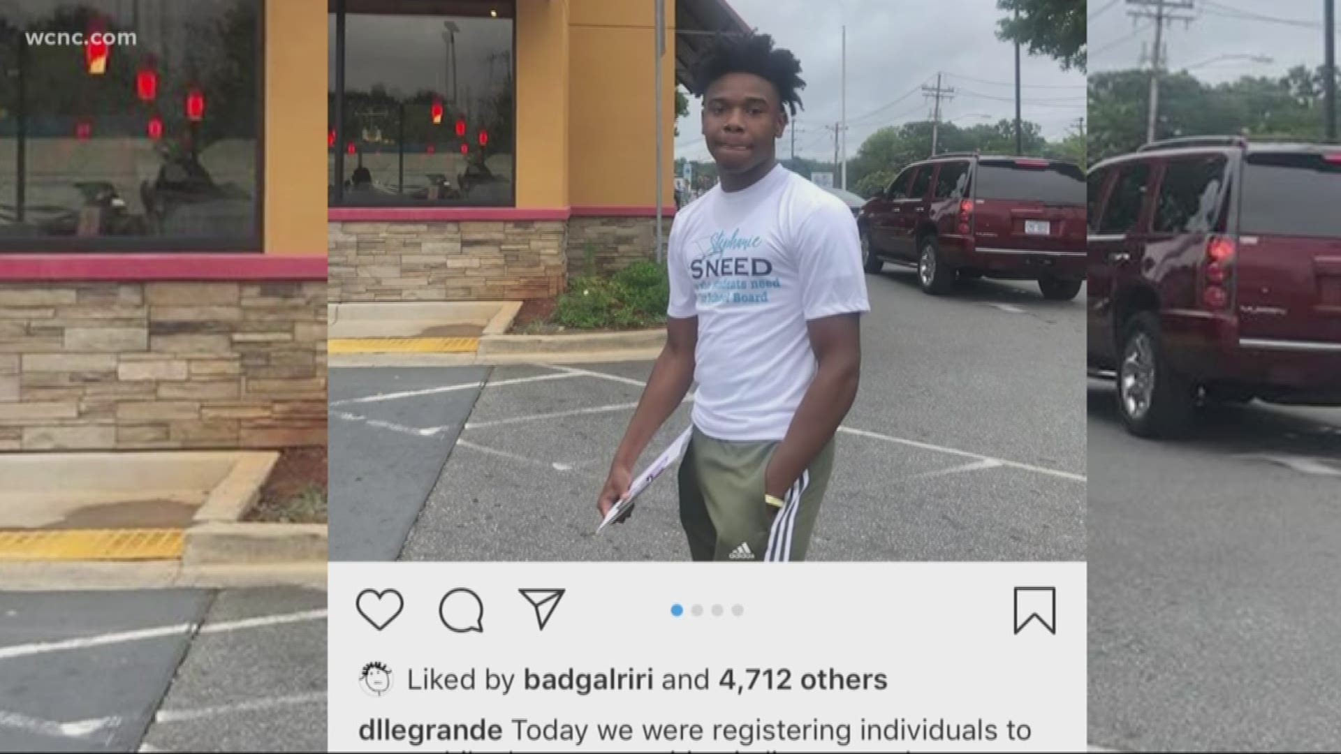 On Saturday alone, he was able to register 16 people. His efforts are now being recognized across the nation after posting photos to his Instagram.