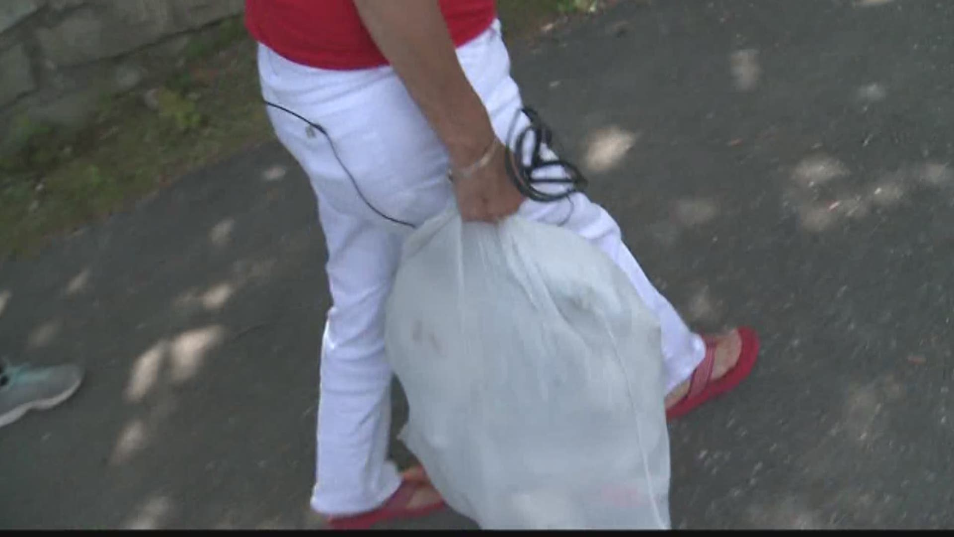 Receive Pot of Trash in Gardiner, Maine