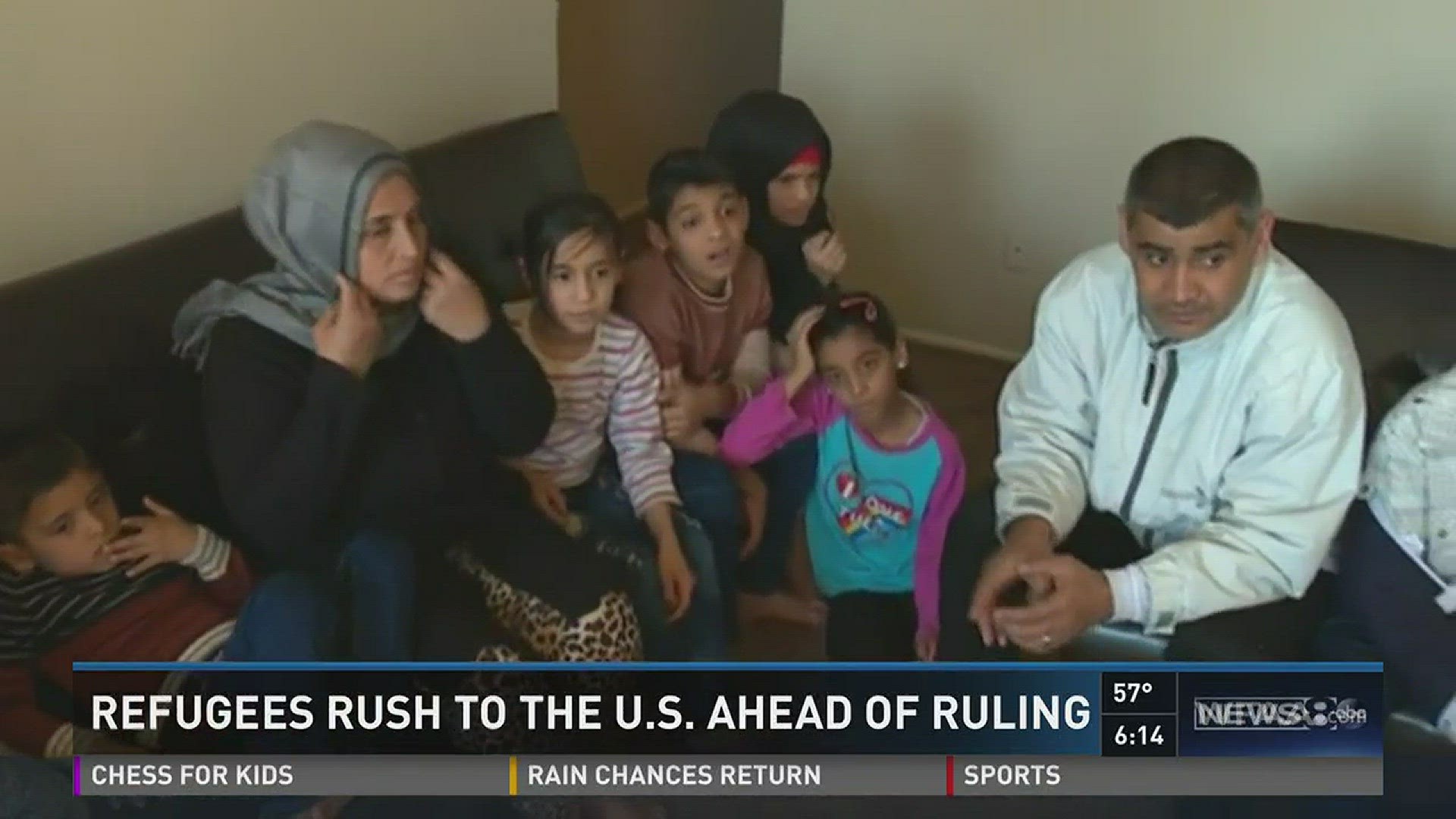 REFUGEES RUSH TO THE U.S. AHEAD OF RULING