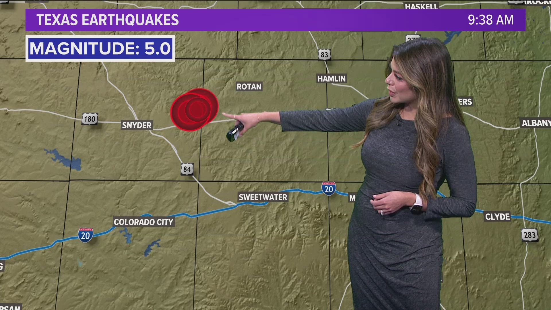 Texas earthquake at 5.1magnitude reported Friday, felt in DFW