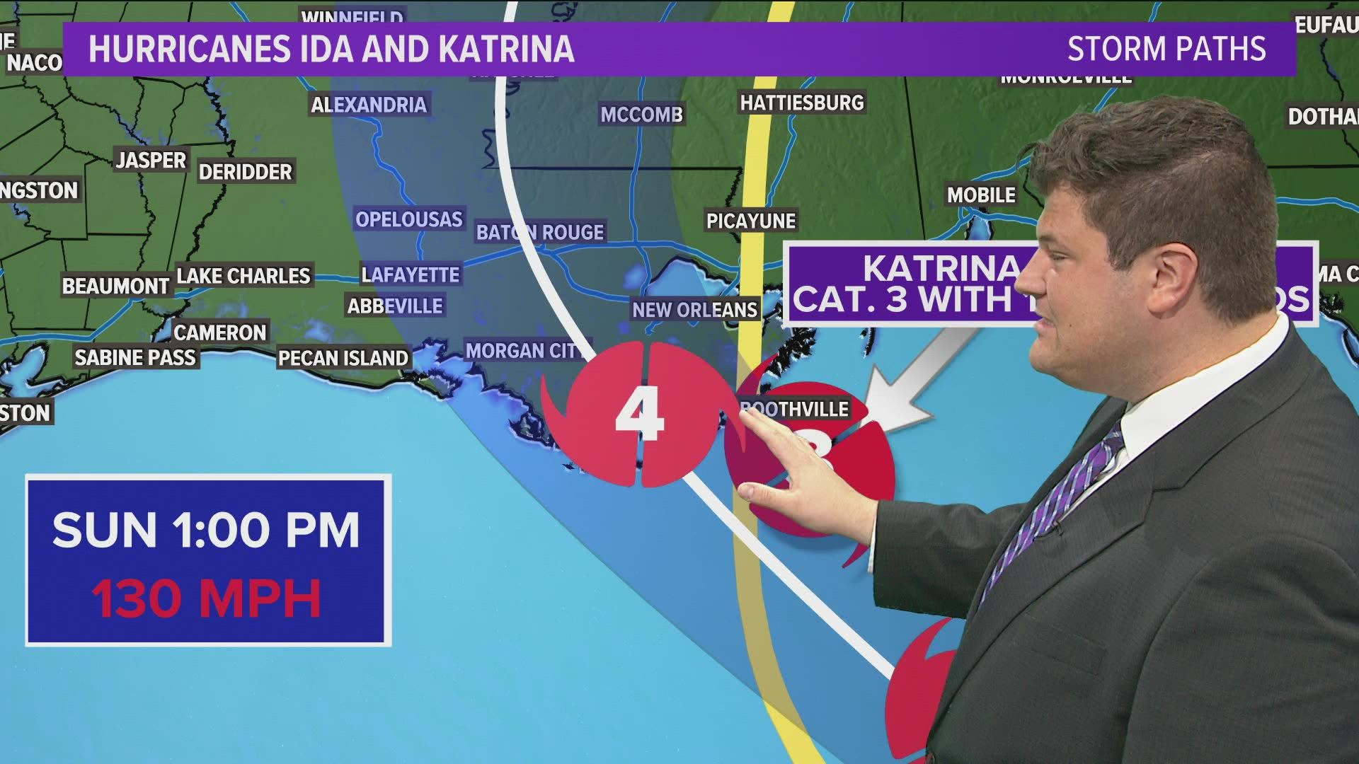 There are a lot of similarities between the two storms. WFAA meteorologist Jessie Hawila compares them.