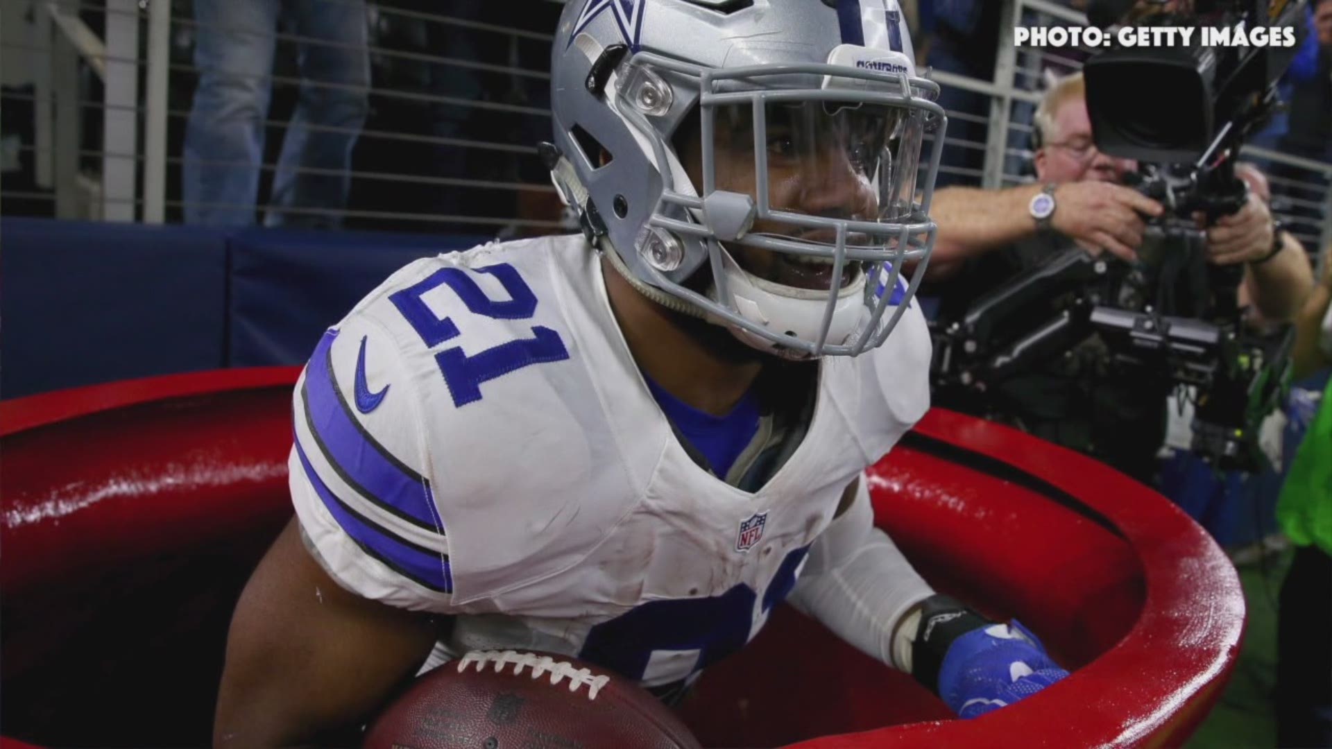 NFL won't fine Ezekiel Elliott for Salvation Army kettle jump