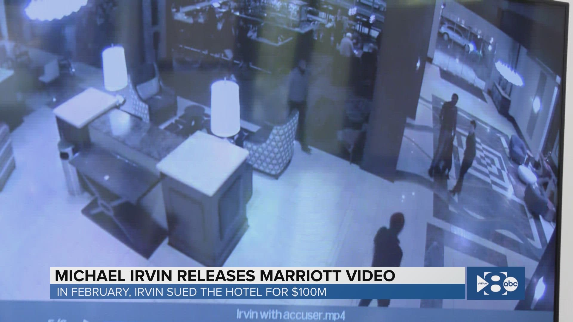 Irvin has adamantly denied any wrongdoing in the case, though Marriott alleged that Irvin touched a hotel employee's arm without her consent.