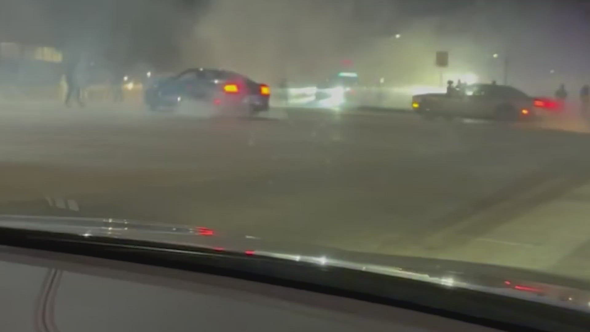 Fort Worth street takeover: 5 arrested after police chase | khou.com