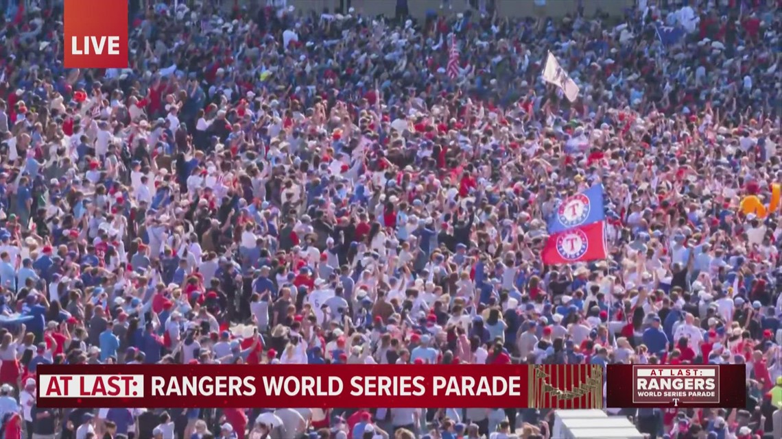 Arlington Police Shots fired at 2023 Texas Rangers World Series parade